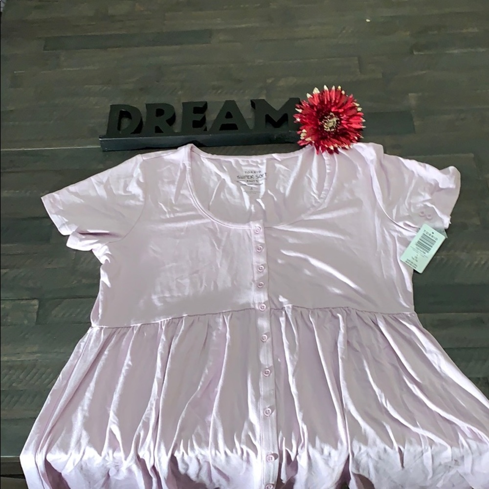 Torrid Babydoll Shirt NWT